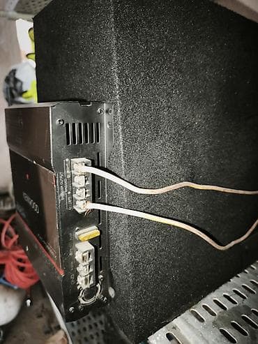 audio kabel: Kenwood avtomobil subwoofer sistemi - Subwoofer: Kenwood bass qutusu — 2