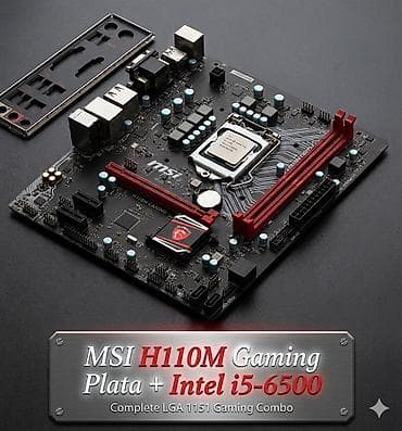 Ana Platası MSI H110M GAMING, İşlənmiş