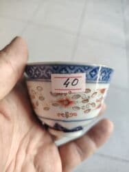 ваза напольная керамическая высокая: Винтажная чаша — 2