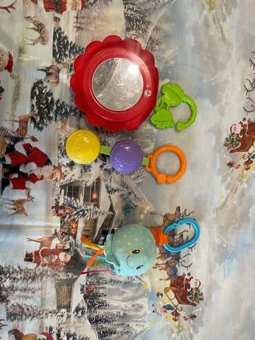 toxunma ipler: Brend oyuncaqlar,asilqan,kolyaskaya,arabaya ve krovata asila — 1