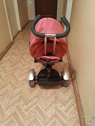 Uşaq üçtəkərli velosipedi – Lianjoy Trike - Rəng: gümüşü gövdə