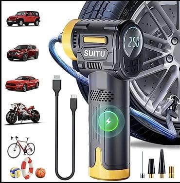 habilead teker: SUITU portativ hava kompressoru – çoxməqsədli, şarj olunan təkər — 1
