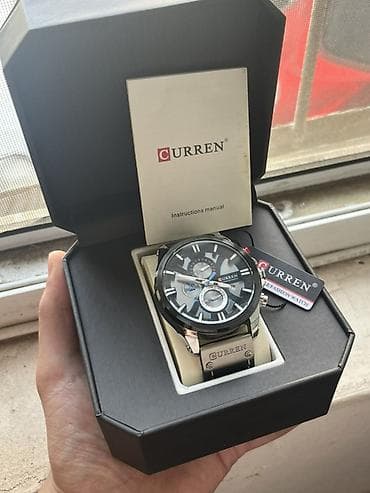 curren saatlari: Yeni, Qol saatı, Curren, rəng - Qara — 4