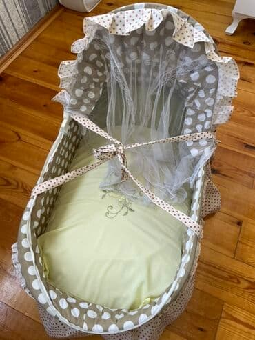 yuxuda körpe uşaq görmek: Uşaq beşiyi – portativ körpə səbəti - Model: yumşaq portativ — 5