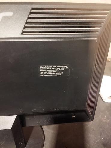 xbox 360 e: Acer LCD monitor - Model: Acer V193HQV (etiketdə “V193HQV” qeyd — 3