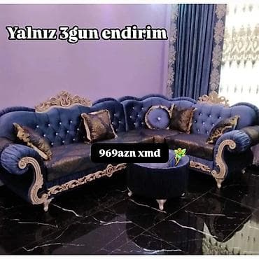 kuxna masa: Yeni, Künc divan, Pufik, Açılmayan — 1