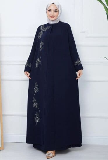 hicab geyimi: Brend: Öz Altay Collection Model: Bəzəkli abaya/kəpənək kəsimli üst — 1