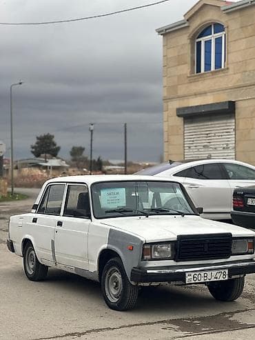 mersedes diski teker: VAZ 2107, 1999-cu il buraxılış - Ağ rəng, 4 qapılı sedan - Mexaniki — 5