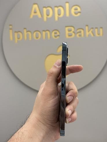 ktv odenis: IPhone 12 Pro Max, 256 GB, Pacific Blue, Sənədlərlə, Zəmanət, Face ID — 4
