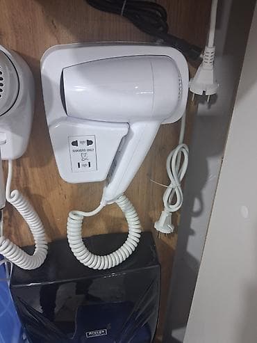 hava feni: Divar tipli fen – hamam və otel üçün - Divara montaj olunan fen — 1