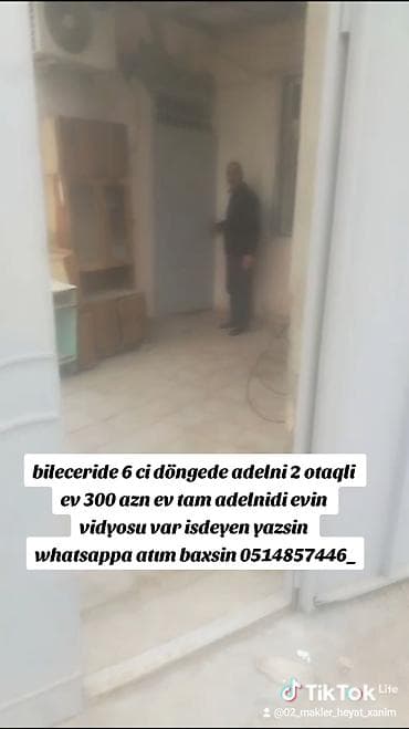 80 kv. m, 2 otaqlı, Qaz, Kanalizasiya, İnternet
