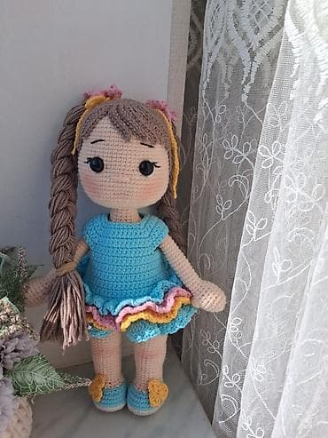 uşaq oyuncaqlar: Amigurumi əl işi kuklalar - Material: yüksək keyfiyyətli akril/paxta — 1