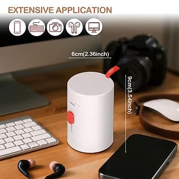 isdenmis soyuducular: Kompakt 20‑hissəli elektronika təmizləmə dəsti - Silindrik, qapaqlı — 3