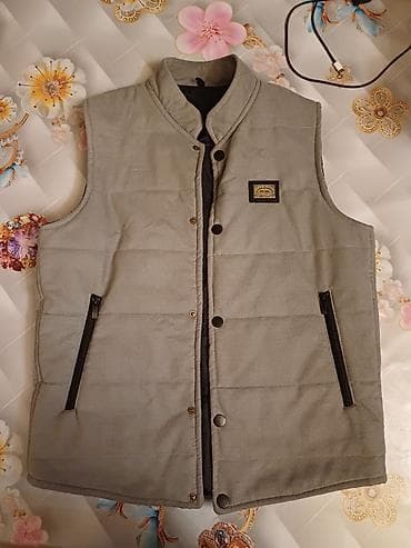 deri geyim: Jilet, Prada, 2XL, rəng - Boz — 2