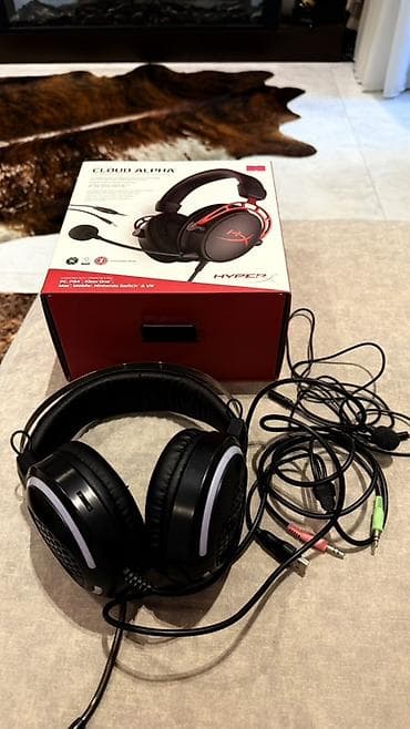 komputer adapter: HyperX Cloud Alpha – Pro Gaming Headset Xüsusiyyətlər: tam yenidir — 1