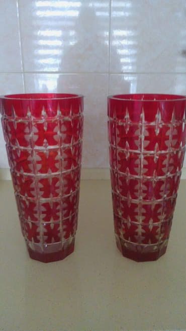 İşıqlandırma: Rasiyskiy xrustal vazalar.Olcusu 30sm.Iksi 15m satilir — 1