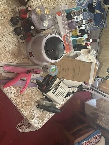 manikur: Manikür üçün peşəkar set Tərkib: - SUNUV SUN5 Plus UV/LED lampa — 6