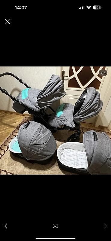 Столы для кормления: Polwa istehsali Olan Ekiz kolyaskasi.2400 manata alinib.4 hisseden — 2