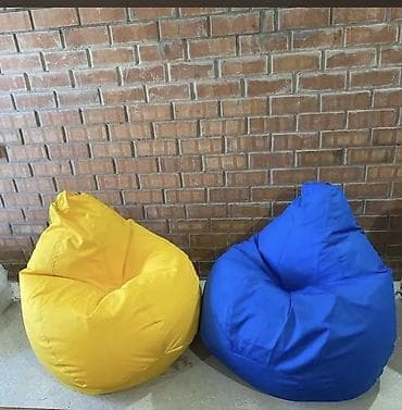 kafe üçün mebel: Pufik-kreslo, Parça, rəng - Sarı — 6