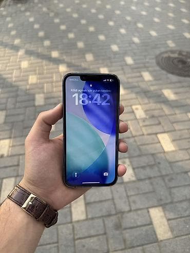 Мобильные телефоны и аксессуары: IPhone 13, 128 ГБ, Голубой, Face ID — 1