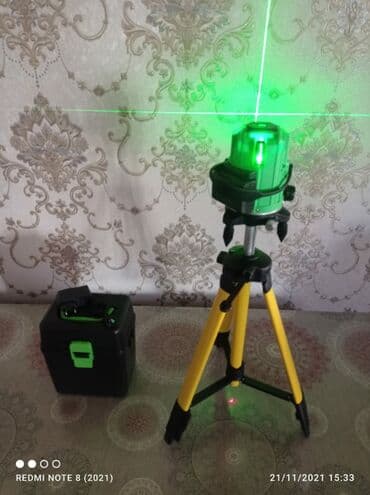 led lampe na baterije: Lazer səviyyə ölçən yeni keyfiyyətli yaşıl şüa ilə 180 dərəcə — 2