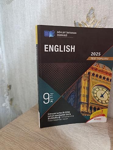 Məhsul: DİM “ENGLISH” 2025 – Test Toplusu (9 illik) Təsvir: - Dövlət