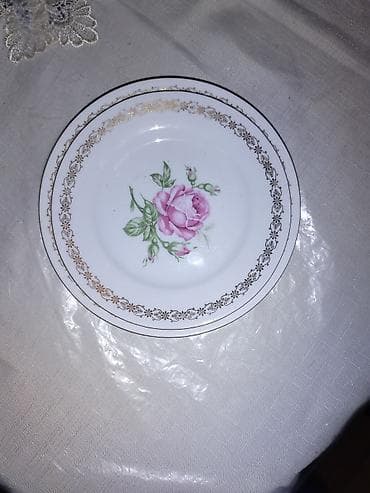 ag xiyar: Boşqablar, 2 ədədli dəst, rəng - Ağ, Farfor — 3