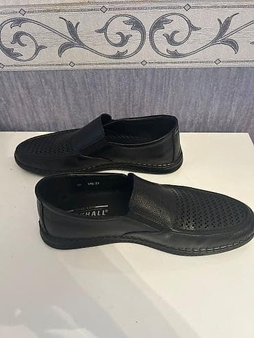 серые мужские мокасины: Kişi mokasinləri – Markhall - Rəng: qara - Model: slip-on (bağsız) — 2