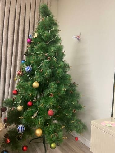 yolka ağacları: Yolka satilir uzerindeki iqruşkasız. yaxşı vəziyyetedir. hündürlüyü — 1