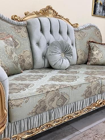 Divan və kreslo dəstləri: Klassik divan, Divan, Bazasız, Açılmayan — 4