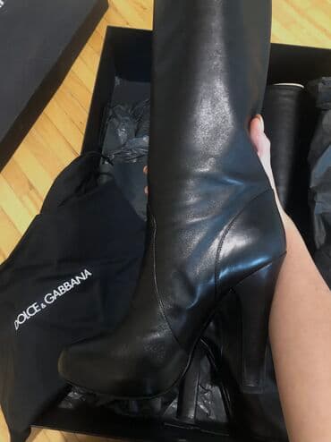 qadın çəkmə: Ölçü: 38, rəng - Qara, Yeni — 5