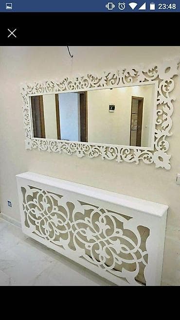 divar paneli: Radiator üçün dekorativ örtük - Material: mdf boya davamlı və — 10
