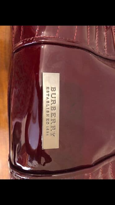 seleme pul verilir 2021: Yaxshi veziyyetde,lak chanta,Burberry,boyuk — 4