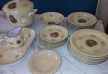 esger sekili: Nahar dəsti, rəng - Ağ, Farfor, Bohemia, Çexiya — 1