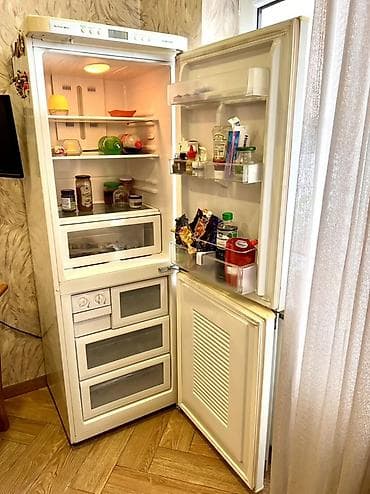 kicik soyuducu: 2 qapılı Samsung Soyuducu Satılır, rəng - Ağ — 2