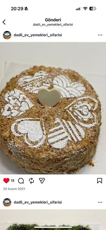 İçkilər: Ənənəvi ev yeməkləri və şirniyyatları sifarişi Menyu nümunələri: - — 5