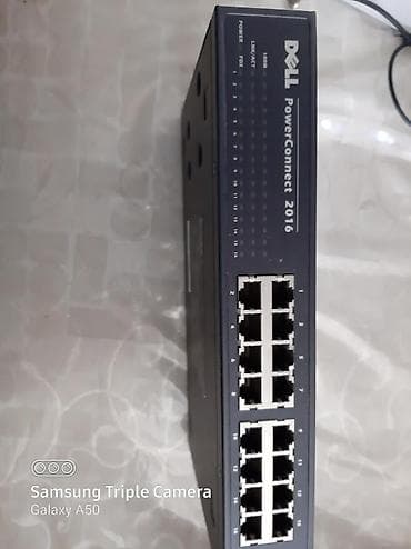dell notebook: DELL Power Connect 2016 switch İşlek veziyyetdedir, 2018 de 200manata — 5