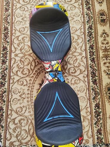 Grafiti dizaynlı iki təkərli hoverboard (self‑balancing skuter) - — 2