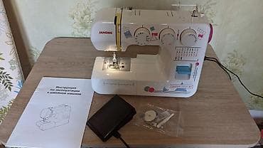 Швейная машина Janome, Новый,Электромеханическая, 1-нитка, Самовывоз