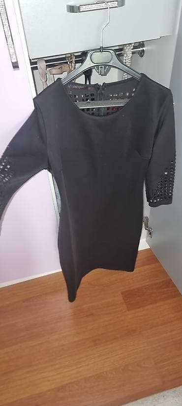 Digər zərgərlik əşyaları: Qara kokteyl donu – JOYMISS, ölçü 38 - Kəsim: bədənə oturan, dizdən — 4