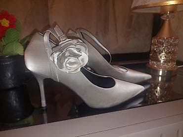 пояса для чулок: Туфли, Размер: 36, цвет - Серебристый, Новый — 1