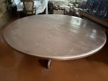 Qonaq masası, Açılmayan, Taxta, Yumru masa