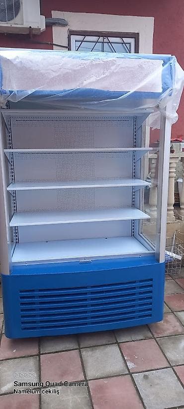 dukan vitrini: Açıq vitrin tipli soyuducu (multideck) - Ön tərəfi açıq, yuxarıdan — 5