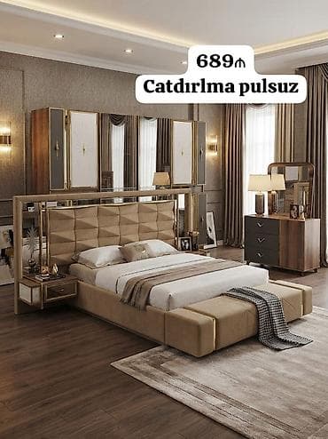 İkinəfərlik çarpayı, Termo, Tumba, Dolab, İşlənmiş — 1