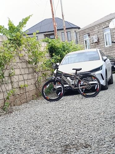 MTB tipli velosiped - 26” təkərlər, enli dişli şinlər - Ön — 2