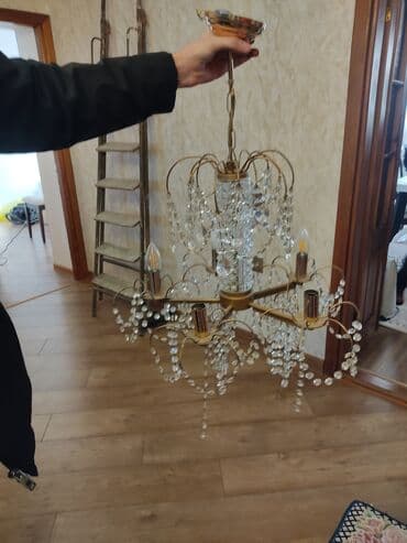 Çılçıraq, 5 lampa, Metal