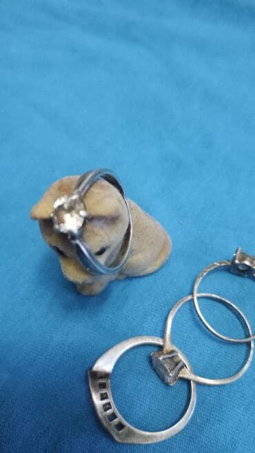 brilliant qaşlı üzük: Nişan, Üzük, Gümüş — 2