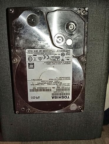 inter: Daxili Sərt disk (HDD) Toshiba, 2 TB, 7200 RPM, 3.5", İşlənmiş — 2