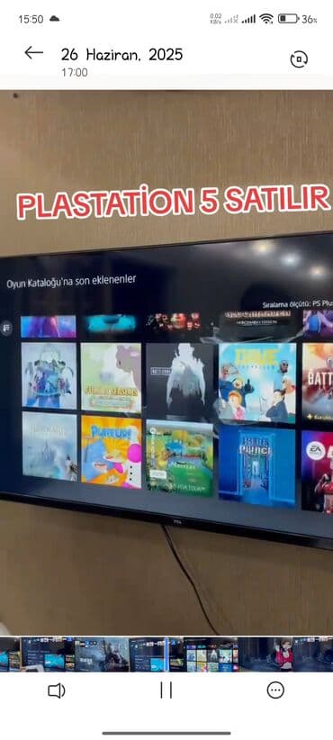 сколько стоит playstation 4 бу: Plastation 5 slim. heç bir problemi yoxdur. təzədir. içində — 9