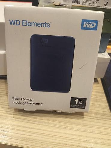 xarici hard disk 1tb: Xarici Sərt disk (HDD) Western Digital (WD), 1 TB, 2.5" — 1